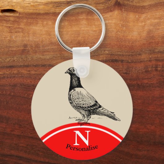 Porte-clés Pigeon (Recto)