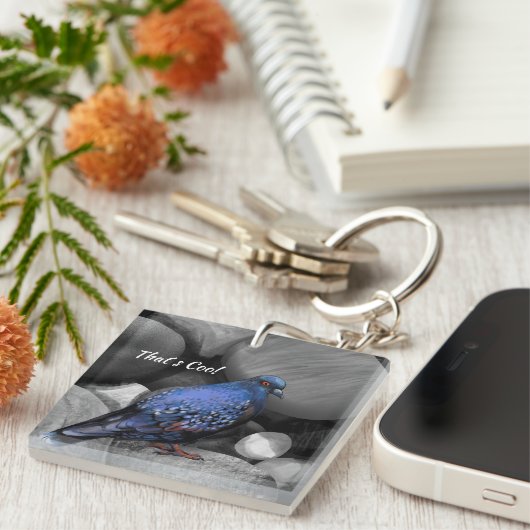 Porte-clés pigeon (Devant Droit)