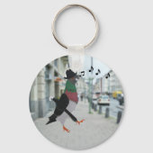 Porte-clés Pigeon About Town Funny (Verso)