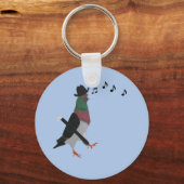 Porte-clés Pigeon About Town Funny (Recto)