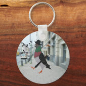 Porte-clés Pigeon About Town Funny (Verso)