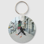 Porte-clés Pigeon About Town Funny (Verso)