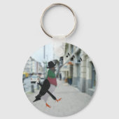 Porte-clés Pigeon About Town Funny Keychain (Verso)