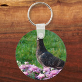 Porte-clés Pigeon and Mums (Recto)