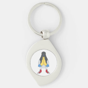 Porte-clés Pigeon avec chaussures