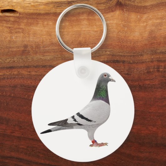 Porte-clés pigeon design (Recto)