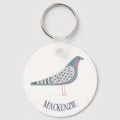 Porte-clés Pigeon Personalized (Verso)