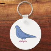 Porte-clés Pigeon souriant (Recto)