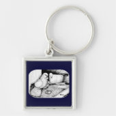 Porte-clés Pigeons de glace (Devant)