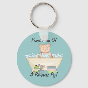 Porte-clés Piggy choyé