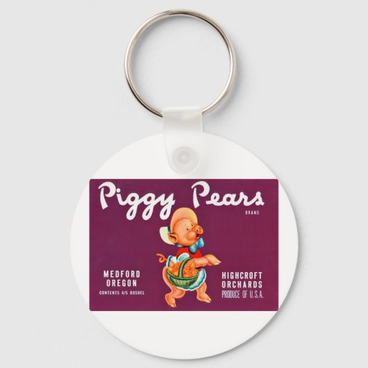 Porte-clés Piggy Pears (Recto)