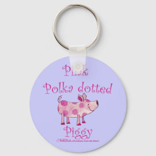 Porte-clés Piggy Piggy Pointe Rose