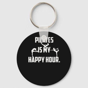Porte-clés Pilates est mon happy hour