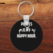 Porte-clés Pilates est mon happy hour (Recto)