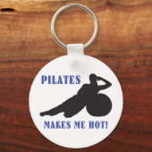 Porte-clés Pilates me réchauffe (Recto)