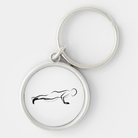 Porte-clés Pilates Push Up Pot - Mat (Devant)