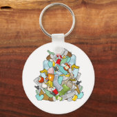 Porte-clés Pile de déchets (Recto)