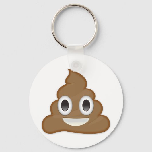 Porte-clés Pile Of Poo Emoji (Recto)