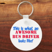 Porte-clés Pilote de bus génial (Recto)