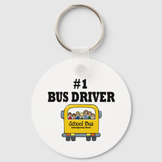 Porte-clés Pilote de bus numéro un