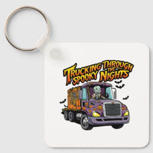 Porte-clés Pilote de camion Halloween