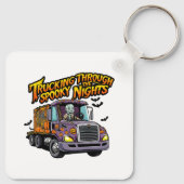 Porte-clés Pilote de camion Halloween (Dos)