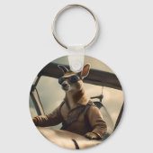 Porte-clés Pilote de kangourou australien, (Verso)
