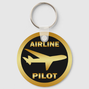 PORTE-CLÉS PILOTE DE LIGNE AÉRIENNE