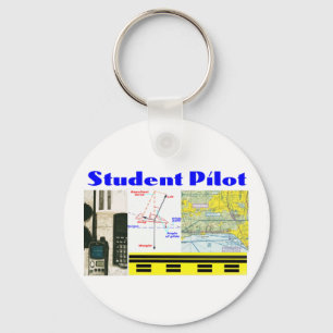 Porte-clés Pilote d'étudiant
