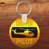 Porte-clés Pilote d'hélicoptère (Recto)