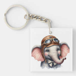 Porte-clés Pilote éléphant