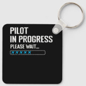 Porte-clés Pilote En Cours Veuillez Attendre Le Chargement De (Dos)