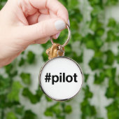 Porte-clés PILOTE Hashtag (Main)