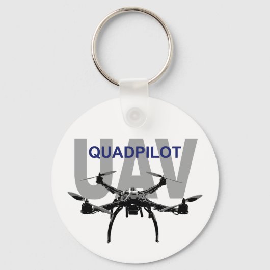 Porte-clés Pilote Quadcopter UAV Quadpilot (Recto)