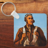 Porte-clés Pilotes d'aviation afro-américains de 2ÈME GUERRE  (Recto)