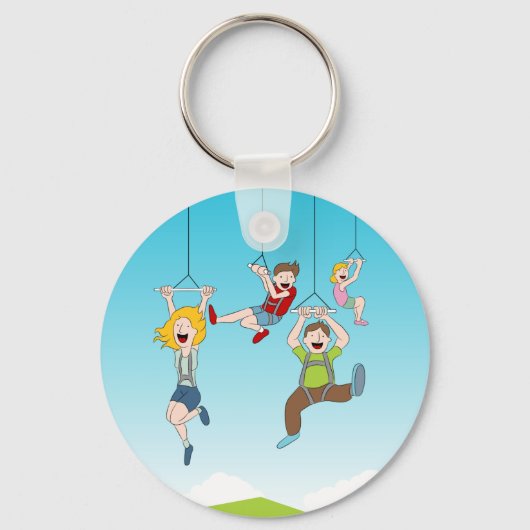 Porte-clés Pilotes de ligne Zip (Recto)