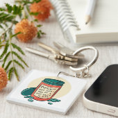 Porte-clés Pilules de religion athée (Devant Droit)