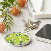 Porte-clés Piments de piment vert funky (Côté)