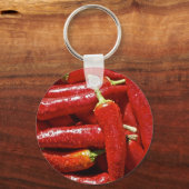 Porte-clés Piments piment chauds rouges (Recto)