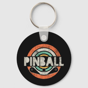 Porte-clés Pinball Jeu Vintage