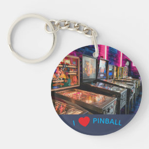 Porte-clés Pinball Machines dans une ligne