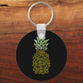 Porte-clés Pineappa Aloha Plages Hawaii Beach Volley - (Recto)