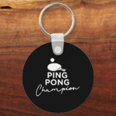 Porte-clés Ping Pong Champion de tennis de table (Recto)