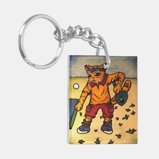 Porte-clés Ping-Pong De Pong De Table (Devant gauche)