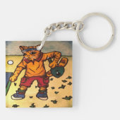 Porte-clés Ping-Pong De Pong De Table (Dos)