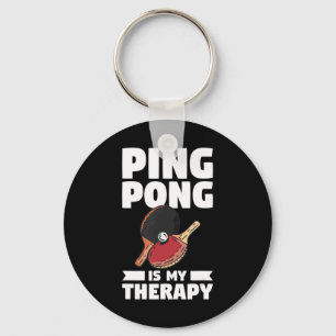 Porte-clés Ping Pong Est Mon Thérapie Tennis De Table