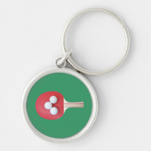 Porte-clés Ping Pong Paddle et Balls