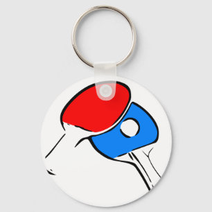 Porte-clés Ping Pong Paddles & Ball
