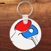 Porte-clés Ping Pong Paddles & Ball (Recto)