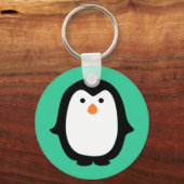 Porte-clés Pingouin à caricature mignonne (Recto)